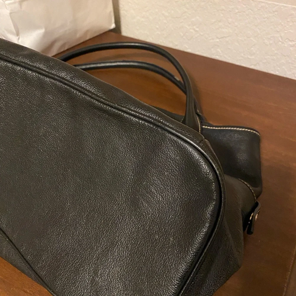 Dooney & Bourke Black Leather Tote Bag